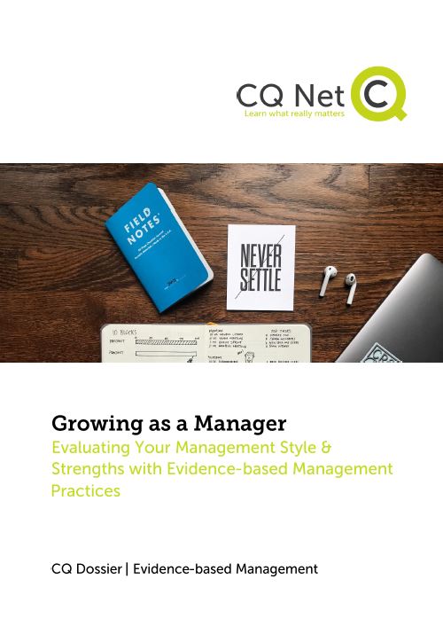 evaluating your management style strengths with evidence based what is your management style