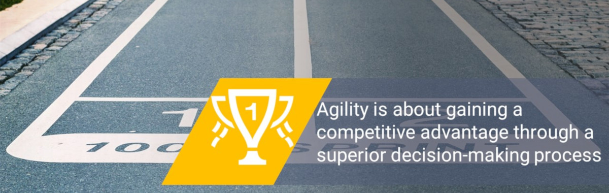 Agility is about gaining a competitive advantage through a superior decision-making process